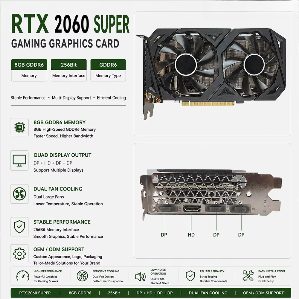 Pc Gaming Cost - การ์ดจอ RTX 2060 Super 8GB GDDR6