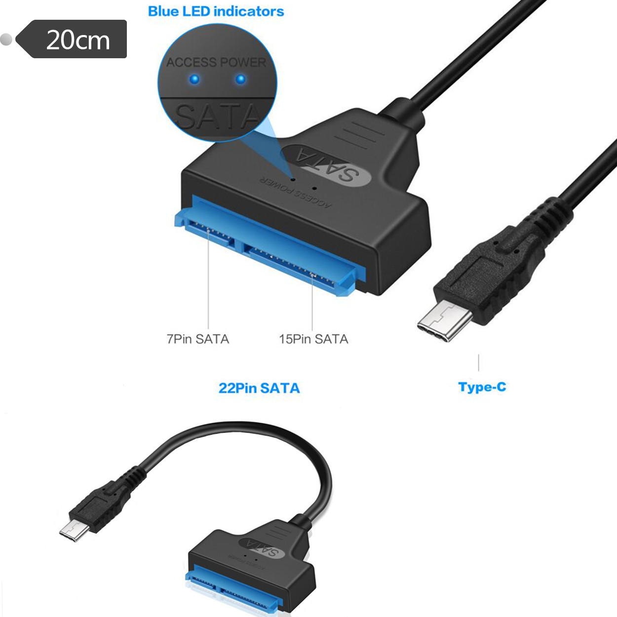 Samsung Ssd Evo 870 - USB 3.1 ประเภท C ถึง SATA