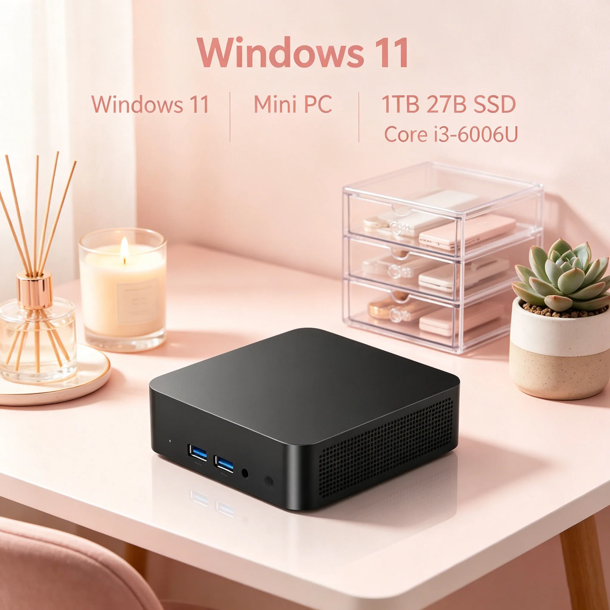 Pc Gaming Cost - มินิพีซีเกมมิ่งราคาประหยัด Core i3 6006U Windows 11