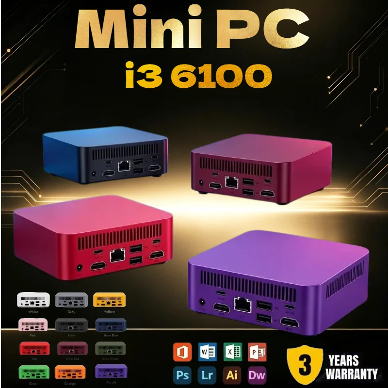 Pc Gaming Cost - มินิพีซี 2026 คอมพิวเตอร์ตั้งโต๊ะขนาดเล็กคุ้มค่า โปรเซสเซอร์ i3 6100