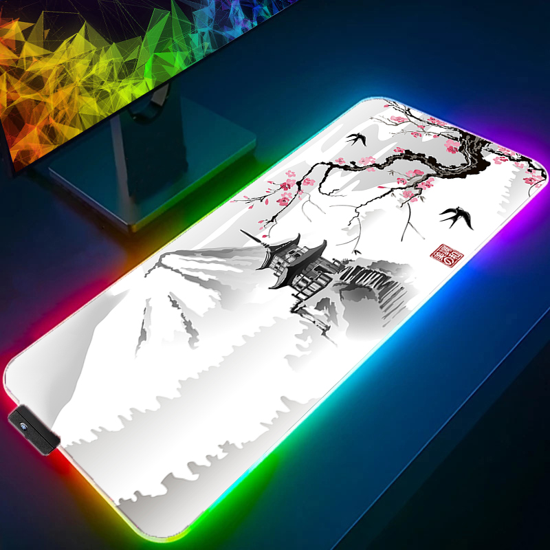 ไฟ LED RGB Mouse Pad PC คอมพิว - Pc Gaming Dragon บทวิจารณ์และราคา
