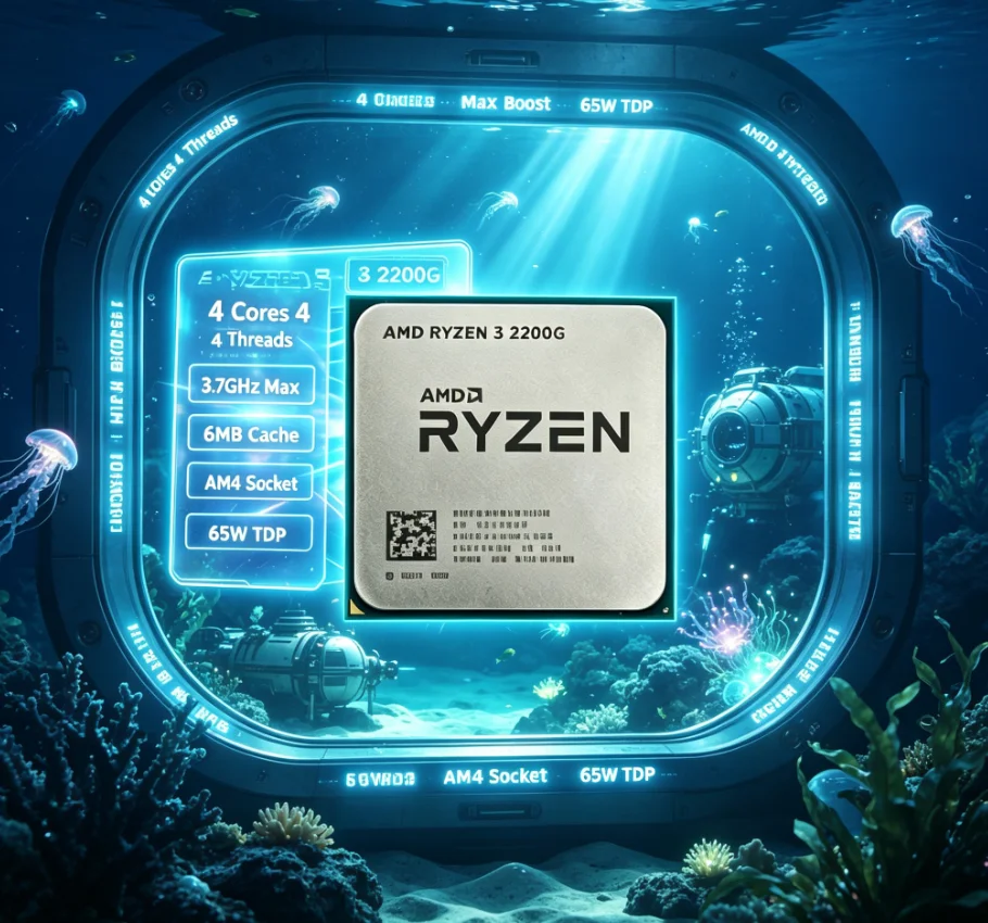 AMD Ryzen 3 2200G ชิปประมวลผล  - Pc Gaming Cost บทวิจารณ์และราคา