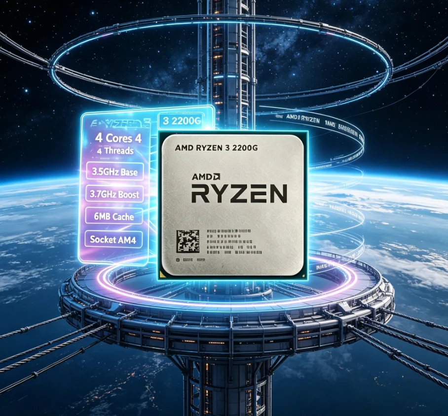 AMD Ryzen 3 2200G ชิปประมวลผล  - Pc Gaming Cost บทวิจารณ์และราคา