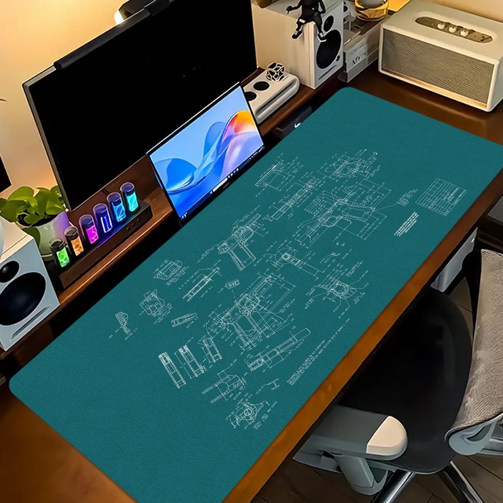 แผ่นรองเมาส์เกมมิ่งขนาดใหญ่ลาย - Pc Gaming Drawing บทวิจารณ์และราคา