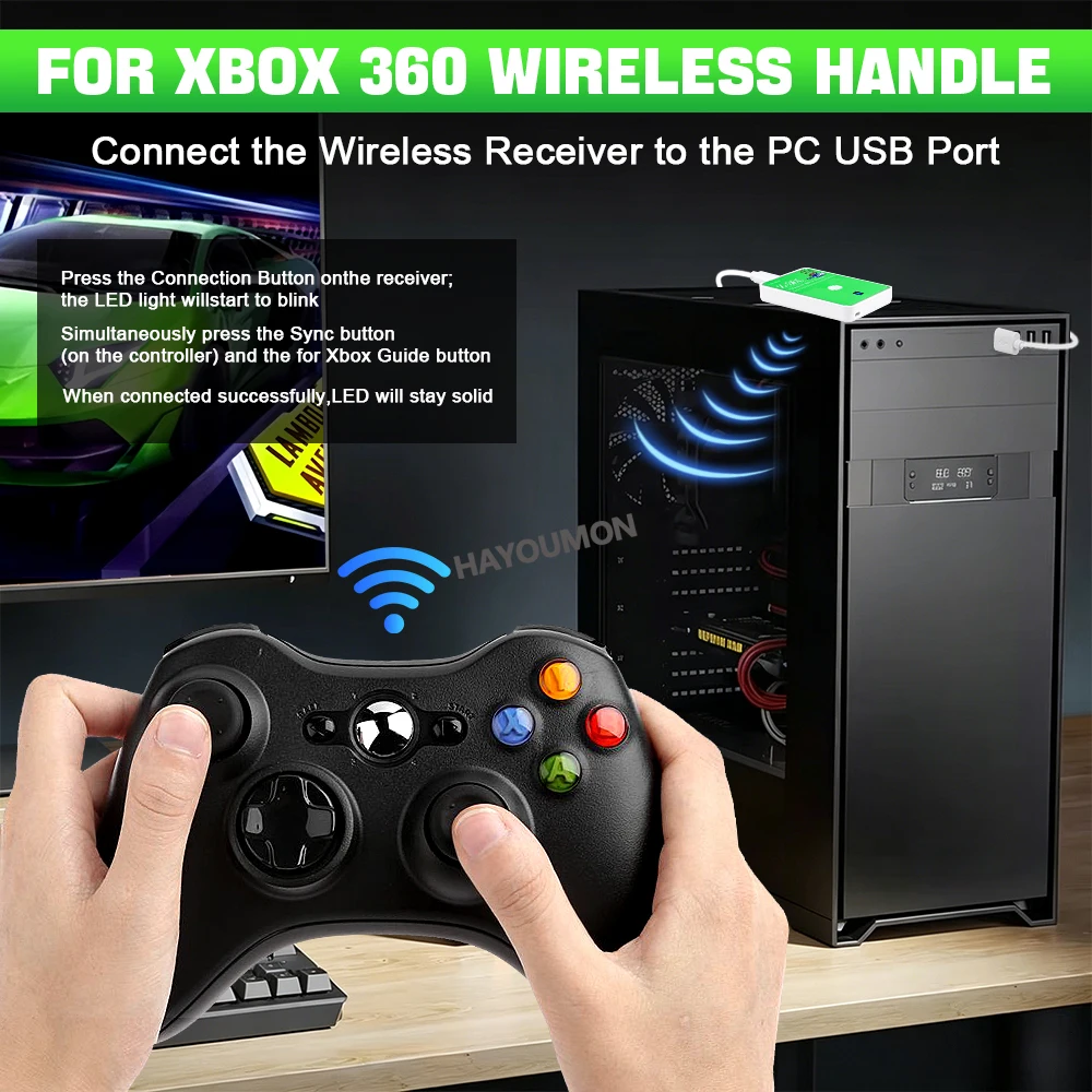 ตัวรับสัญญาณเกมไร้สาย USB คอนโ - Pc Gaming Windows 7 บทวิจารณ์และราคา