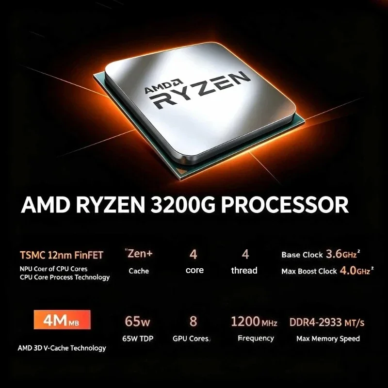 โปรเซสเซอร์ AMD Ryzen 3 3200G  - Pc Gaming Cost บทวิจารณ์และราคา