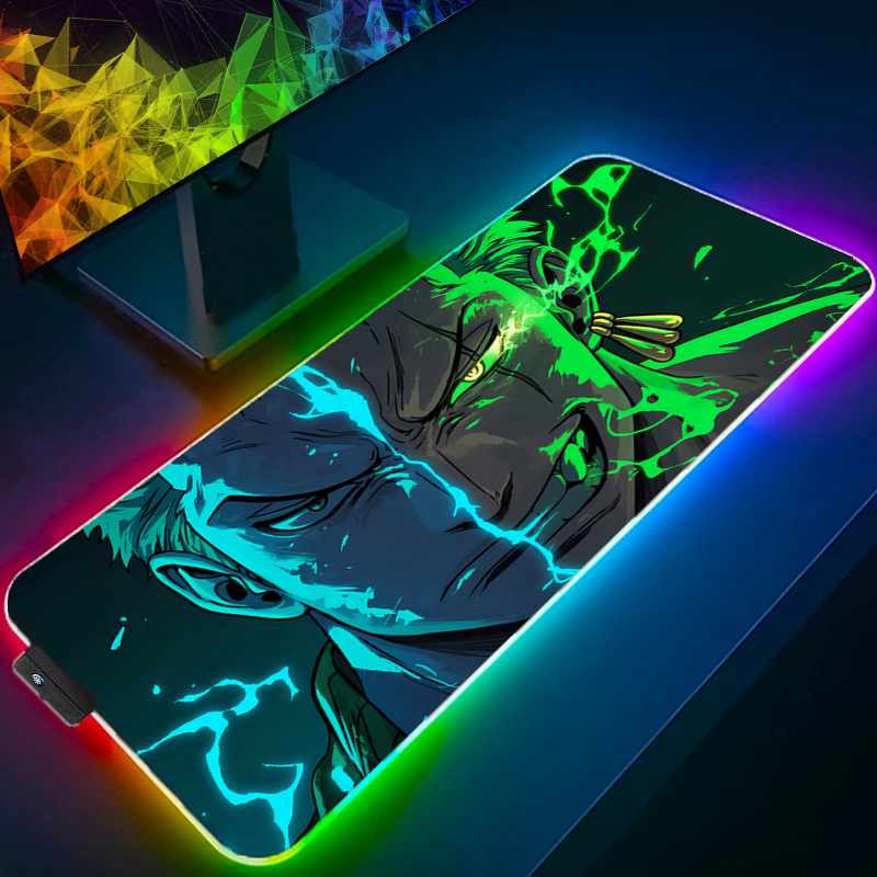 ONE PIECE Zoro Mouse Pad RGB อ - Pc Gaming Simulator บทวิจารณ์และราคา