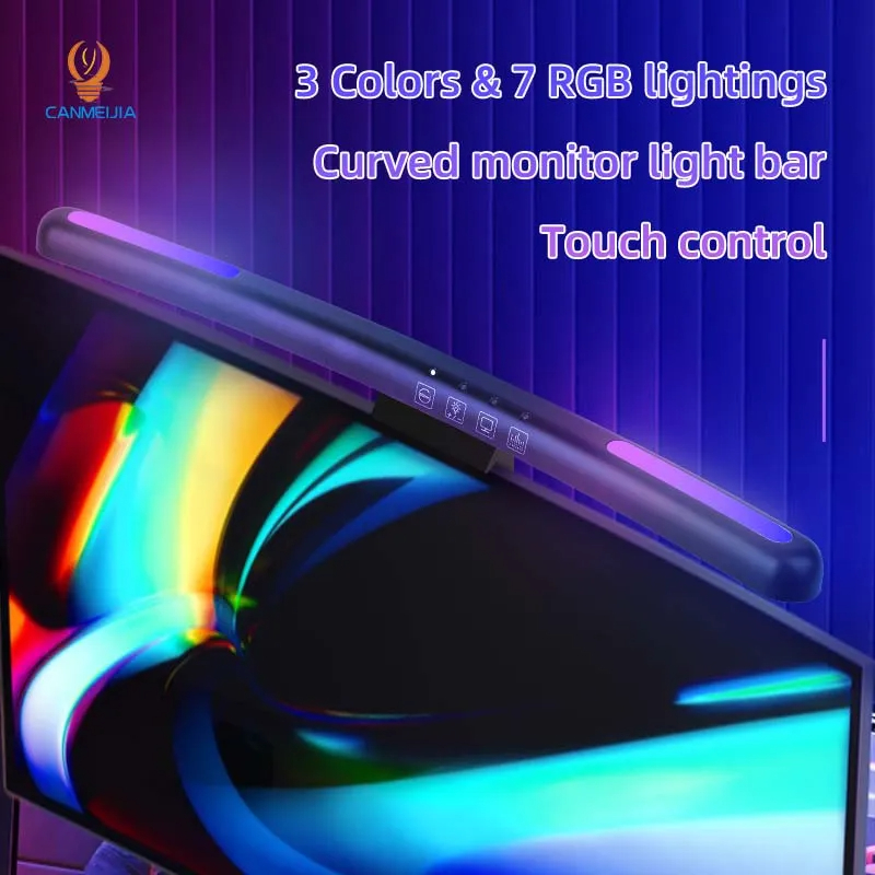โคมไฟหน้าจอแอลอีดีโค้ง USB RGB - Pc Gaming Simulator บทวิจารณ์และราคา